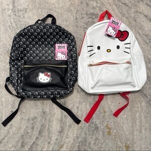 Hello Kitty Black and White Kids Backpack